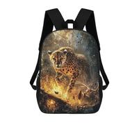 sinyumoney Mochila Escolar Infantil Impresa En 3D Cheetah in Flames Mochilas De Moda Informales Mochilas Infantiles Mochila Informal Para Exteriores Bolsas De Viaje Bonitas 17inch