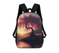 sinyumoney Mochila Escolar Infantil Impresa En 3D Cherry Blossom Serenity-4 Mochilas Para Libros Mochilas De Viaje Informales Mochila De Gran Capacidad Para Niños 17inch