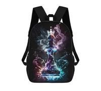 sinyumoney Mochila Escolar Infantil Impresa En 3D Chess Mystical Bishop Mochila Escolar Infantil Mochilas De Viaje Mochilas De Moda Mochilas De Gran Capacidad 17inch