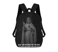 sinyumoney Mochila Escolar Infantil Impresa En 3D Christ Quote to Remember Mochila Mochilas Deportivas Para Niños Y Niñas Mochila De Moda 17inch