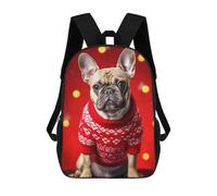 sinyumoney Mochila Escolar Infantil Impresa En 3D Christmas Dog Mochilas De Moda Informales Mochilas Infantiles Mochila Informal Para Exteriores Bolsas De Viaje Bonitas 17inch