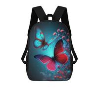 sinyumoney Mochila Escolar Infantil Impresa En 3D Colorful Butterflies in Flight Mochilas De Moda Informales Mochilas Infantiles Mochila Informal Para Exteriores Bolsas De Viaje Bonitas 17inch
