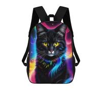 sinyumoney Mochila Escolar Infantil Impresa En 3D Colorful Cosmic Cat Mochilas De Moda Informales Mochilas Infantiles Mochila Informal Para Exteriores Bolsas De Viaje Bonitas 17inch