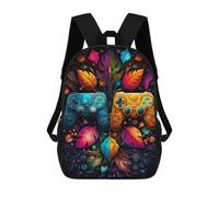 sinyumoney Mochila Escolar Infantil Impresa En 3D Colorful Gaming Controllers Artwork -1 Mochilas De Viaje De Alta Capacidad Para Niños Mochilas De Libros De Moda Mochila Escolar Infantil 17inch