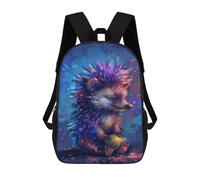 sinyumoney Mochila Escolar Infantil Impresa En 3D Colorful Hedgehog Art Print-3 17inch Para Niños, Mochila De Viaje De Alta Capacidad, Mochila Escolar De Moda Para Niños