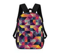 sinyumoney Mochila Escolar Infantil Impresa En 3D Colorful II Mochila Mochilas Deportivas Para Niños Y Niñas Mochila De Moda 17inch