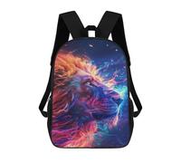 sinyumoney Mochila Escolar Infantil Impresa En 3D Colorful Lion Art Print -6 17inch Para Niños, Mochila De Viaje De Alta Capacidad, Mochila Escolar De Moda Para Niños