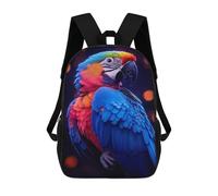 sinyumoney Mochila Escolar Infantil Impresa En 3D Colorful Macaw Portrait Mochila Mochilas Deportivas Para Niños Y Niñas Mochila De Moda 17inch