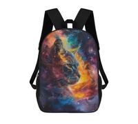 sinyumoney Mochila Escolar Infantil Impresa En 3D Cosmic Cat Dreams Mochilas Para Libros Mochilas Escolares De Viaje De Alta Capacidad Para Niños/estudiantes/adultos 17inch