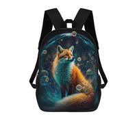 sinyumoney Mochila Escolar Infantil Impresa En 3D Cosmic Fox Portrait Mochilas De Moda Informales Mochilas Infantiles Mochila Informal Para Exteriores Bolsas De Viaje Bonitas 17inch