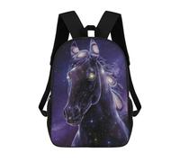sinyumoney Mochila Escolar Infantil Impresa En 3D Cosmic Horse Mochila Mochilas Deportivas Para Niños Y Niñas Mochila De Moda 17inch