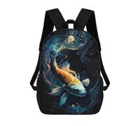 sinyumoney Mochila Escolar Infantil Impresa En 3D Cosmic Koi 4 Mochilas De Moda Informales Mochilas Infantiles Mochila Informal Para Exteriores Bolsas De Viaje Bonitas 17inch