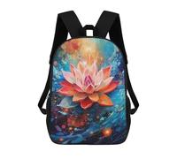 sinyumoney Mochila Escolar Infantil Impresa En 3D Cosmic Lotus Bloom Mochila Escolar Infantil Mochilas De Viaje Mochilas De Moda Mochilas De Gran Capacidad 17inch