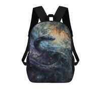 sinyumoney Mochila Escolar Infantil Impresa En 3D Cosmic Nebula Serpent Mochilas De Viaje De Alta Capacidad Para Niños Mochilas De Libros De Moda Mochila Escolar Infantil 17inch