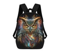 sinyumoney Mochila Escolar Infantil Impresa En 3D Cosmic Owl Portrait Mochila Escolar Infantil Mochilas De Viaje Mochilas De Moda Mochilas De Gran Capacidad 17inch
