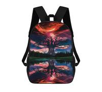sinyumoney Mochila Escolar Infantil Impresa En 3D Cosmic Tree of Life Para Niños Mochilas De Viaje De Alta Capacidad Bolsas Para Libros Mochila Escolar Infantil Mochila 17inch