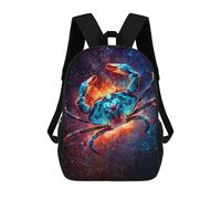 sinyumoney Mochila Escolar Infantil Impresa En 3D Crab Para Niños Mochilas De Viaje De Alta Capacidad Bolsas Para Libros Mochila Escolar Infantil Mochila 17inch