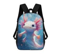 sinyumoney Mochila Escolar Infantil Impresa En 3D Cute Axolotl Underwater Mochilas Para Libros Mochilas De Viaje Informales Mochila De Gran Capacidad Para Niños 17inch