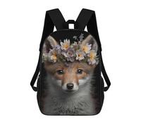 sinyumoney Mochila Escolar Infantil Impresa En 3D Cute Baby Fox Mochila Mochilas Deportivas Para Niños Y Niñas Mochila De Moda 17inch