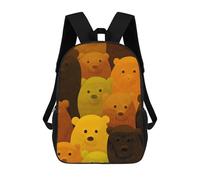 sinyumoney Mochila Escolar Infantil Impresa En 3D Cute Bears Mochilas De Moda Informales Mochilas Infantiles Mochila Informal Para Exteriores Bolsas De Viaje Bonitas 17inch