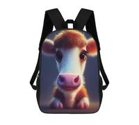 sinyumoney Mochila Escolar Infantil Impresa En 3D Cute Cow Illustration Mochila Mochilas Deportivas Para Niños Y Niñas Mochila De Moda 17inch