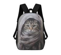sinyumoney Mochila Escolar Infantil Impresa En 3D Cute Cuddly Cat Mochila Escolar Infantil Mochilas De Viaje Mochilas De Moda Mochilas De Gran Capacidad 17inch