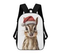 sinyumoney Mochila Escolar Infantil Impresa En 3D Cute Numbat with Christmas Hat Mochila Mochilas Deportivas Para Niños Y Niñas Mochila De Moda 17inch