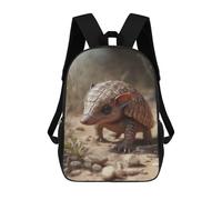 sinyumoney Mochila Escolar Infantil Impresa En 3D Cute Pangolin Armadillo Mochilas De Viaje De Alta Capacidad Para Niños Mochilas De Libros De Moda Mochila Escolar Infantil 17inch