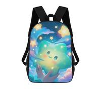 sinyumoney Mochila Escolar Infantil Impresa En 3D Cute Star in Night Sky Mochila Mochilas Deportivas Para Niños Y Niñas Mochila De Moda 17inch