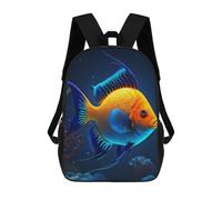 sinyumoney Mochila Escolar Infantil Impresa En 3D Cute Tropical Fish Mochilas De Viaje De Alta Capacidad Para Niños Mochilas De Libros De Moda Mochila Escolar Infantil 17inch