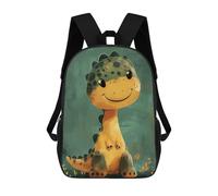 sinyumoney Mochila Escolar Infantil Impresa En 3D Cute Watercolor Baby Dino Mochilas Para Libros Mochilas De Viaje Informales Mochila De Gran Capacidad Para Niños 17inch