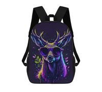 sinyumoney Mochila Escolar Infantil Impresa En 3D Cute Whimsical Deer Mochilas De Moda Informales Mochilas Infantiles Mochila Informal Para Exteriores Bolsas De Viaje Bonitas 17inch