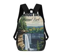 sinyumoney Mochila Escolar Infantil Impresa En 3D Cuyahoga Valley National Park Mochila Mochilas Deportivas Para Niños Y Niñas Mochila De Moda 17inch