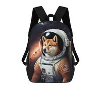 sinyumoney Mochila Escolar Infantil Impresa En 3D Dog Astronaut in Space Suit-1 Mochila Escolar Infantil Mochilas De Viaje Mochilas De Moda Mochilas De Gran Capacidad 17inch