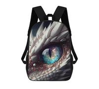 sinyumoney Mochila Escolar Infantil Impresa En 3D Dragon Eye Gaze -1 Mochilas Para Libros Mochilas De Viaje Informales Mochila De Gran Capacidad Para Niños 17inch
