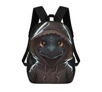 sinyumoney Mochila Escolar Infantil Impresa En 3D Dragon with A Hoodie Mochila Mochilas Deportivas Para Niños Y Niñas Mochila De Moda 17inch