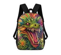 sinyumoney Mochila Escolar Infantil Impresa En 3D Dragon's Fiery Majesty -2 Mochilas De Viaje De Alta Capacidad Para Niños Mochilas De Libros De Moda Mochila Escolar Infantil 17inch