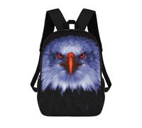 sinyumoney Mochila Escolar Infantil Impresa En 3D Eagle with Red Eyes 17inch Para Niños, Mochila De Viaje De Alta Capacidad, Mochila Escolar De Moda Para Niños