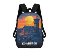 sinyumoney Mochila Escolar Infantil Impresa En 3D Edinburgh Scotland Cityscape at Sunset Mochila Mochilas Deportivas Para Niños Y Niñas Mochila De Moda 17inch
