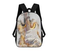 sinyumoney Mochila Escolar Infantil Impresa En 3D Electric Guitar 6 17inch Para Niños, Mochila De Viaje De Alta Capacidad, Mochila Escolar De Moda Para Niños