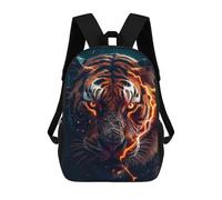 sinyumoney Mochila Escolar Infantil Impresa En 3D Electric Tiger Portrait -9 Mochila Mochilas Deportivas Para Niños Y Niñas Mochila De Moda 17inch