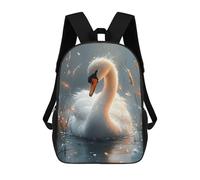 sinyumoney Mochila Escolar Infantil Impresa En 3D Elegant Swan in Water Mochilas De Moda Informales Mochilas Infantiles Mochila Informal Para Exteriores Bolsas De Viaje Bonitas 17inch