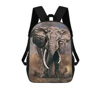 sinyumoney Mochila Escolar Infantil Impresa En 3D Elephants Watercolor Mochila Mochilas Deportivas Para Niños Y Niñas Mochila De Moda 17inch