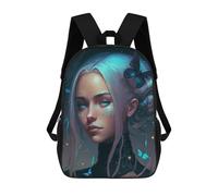 sinyumoney Mochila Escolar Infantil Impresa En 3D Enchanted Butterfly Portrait -6 Mochilas De Moda Informales Mochilas Infantiles Mochila Informal Para Exteriores Bolsas De Viaje Bonitas 17inch