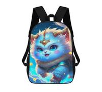 sinyumoney Mochila Escolar Infantil Impresa En 3D Enchanted Celestial Kitten 17inch Para Niños, Mochila De Viaje De Alta Capacidad, Mochila Escolar De Moda Para Niños