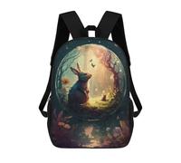 sinyumoney Mochila Escolar Infantil Impresa En 3D Enchanted Forest Globe Mochila Mochilas Deportivas Para Niños Y Niñas Mochila De Moda 17inch