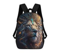 sinyumoney Mochila Escolar Infantil Impresa En 3D Enchanted Lion Portrait -12 Mochilas Para Libros Mochilas De Viaje Informales Mochila De Gran Capacidad Para Niños 17inch