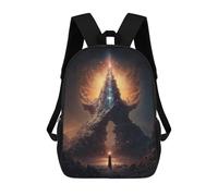 sinyumoney Mochila Escolar Infantil Impresa En 3D Enchanted Tree of Light Mochila Escolar Infantil Mochilas De Viaje Mochilas De Moda Mochilas De Gran Capacidad 17inch