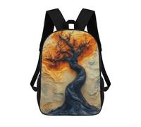 sinyumoney Mochila Escolar Infantil Impresa En 3D Enigmatic Surreal Tree - Mystical Abstract Art Mochila Mochilas Deportivas Para Niños Y Niñas Mochila De Moda 17inch