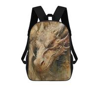 sinyumoney Mochila Escolar Infantil Impresa En 3D Ethereal Dragon Para Niños, Mochila De Viaje De Alta Capacidad, Mochila Informal Para Niños 17inch